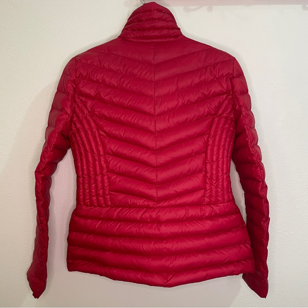 Kenneth Cole Reaction Women's Red Quilted Packable Puffer Jacket - Picture 4 of 16